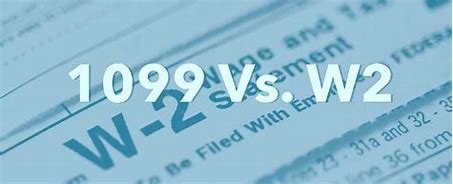 Sự khác biệt giữa 1099 với    W-2
